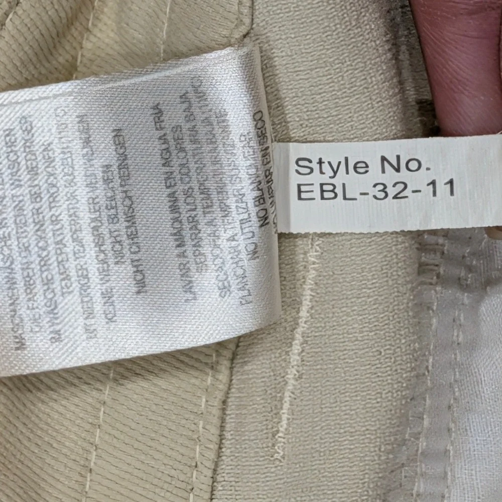 Lole Women Beige Khaki Stretch Bermuda Shorts UPF Quick Dry Size 12